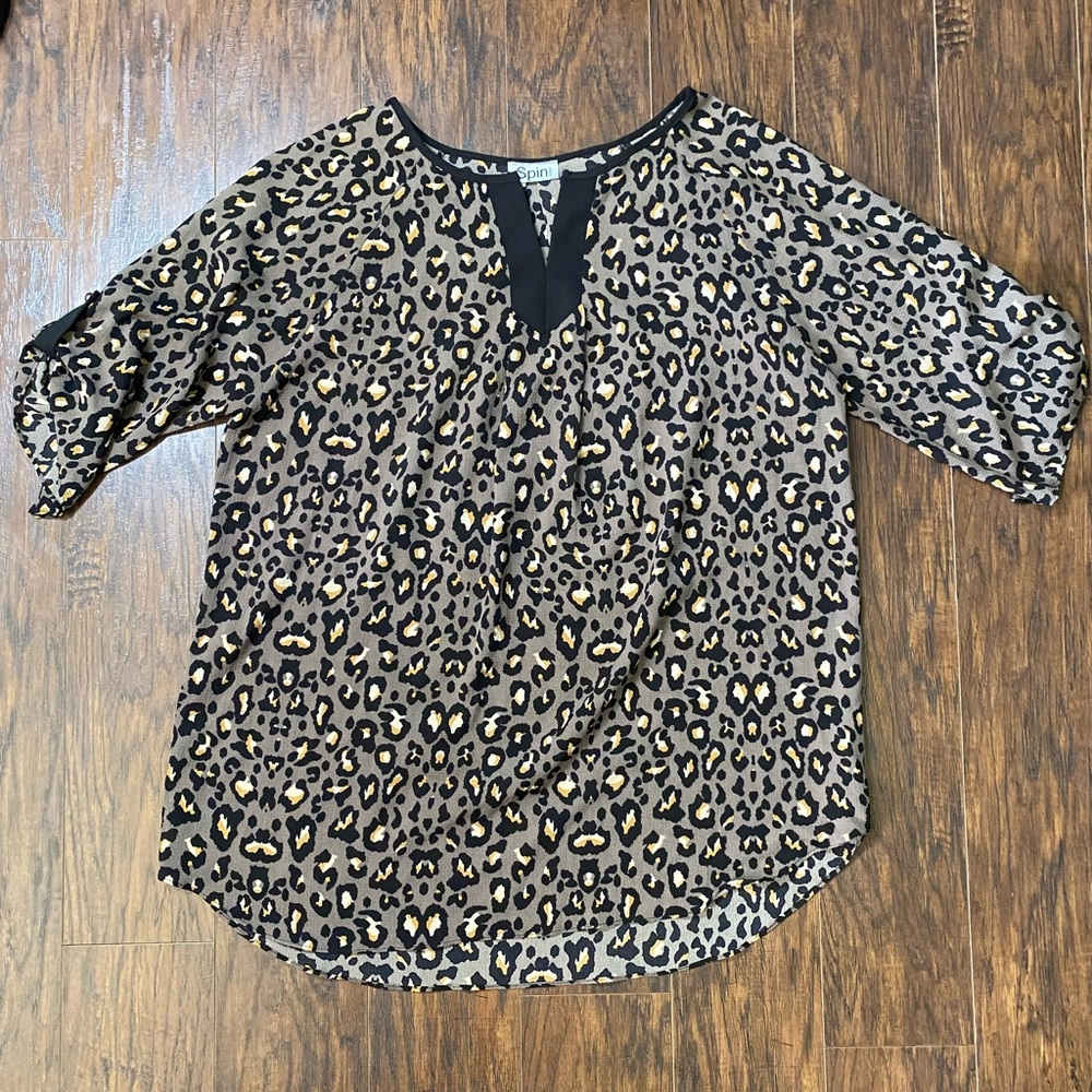 Cheetah blouse